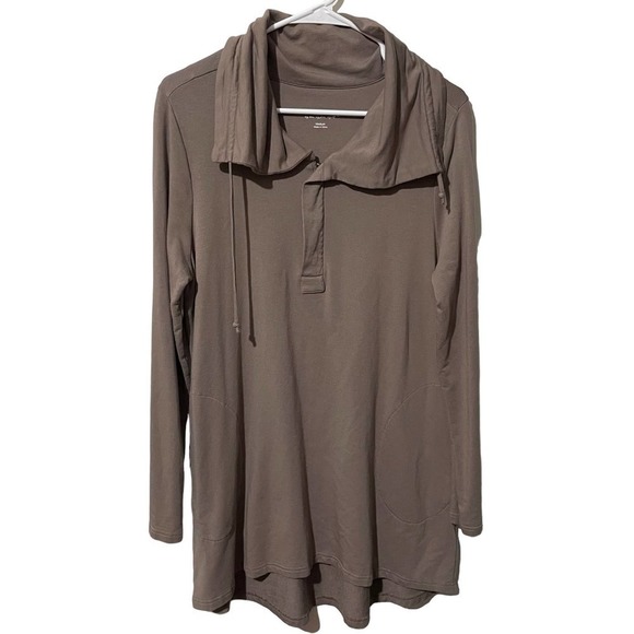 Soft Surroundings Light Brown Loraine Tunic w/Pockets - Picture 2 of 8